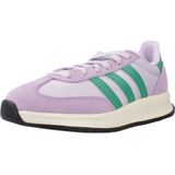 Adidas - Run 70s 2.0 - Sneakers - Zwart - Leren Bovenwerk - Cloudfoam Demping