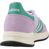 Adidas - Run 70s 2.0 - Sneakers - Zwart - Leren Bovenwerk - Cloudfoam Demping