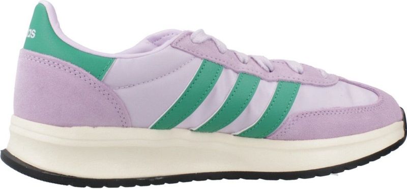 Adidas - Run 70s 2.0 - Sneakers - Zwart - Leren Bovenwerk - Cloudfoam Demping