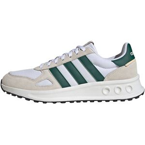 Adidas - Run 84 - Hardloopschoenen - Zwart - Textiel en Leer - Cloudfoam Demping