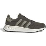 Adidas - Run 84 - Schoenen - Grijs - Textiel en Leer - Cloudfoam Demping