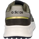 Adidas - Run 84 - Schoenen - Grijs - Textiel en Leer - Cloudfoam Demping