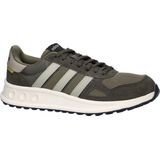 Adidas - Run 84 - Schoenen - Grijs - Textiel en Leer - Cloudfoam Demping