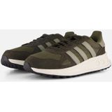 Adidas - Run 84 - Schoenen - Grijs - Textiel en Leer - Cloudfoam Demping