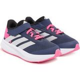 SNEAKER - Shadow Navy/Silver Metallic/Lucid Pink - Klittenbandsluiting - Rubber