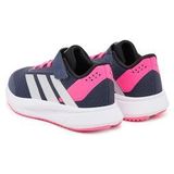 SNEAKER - Shadow Navy/Silver Metallic/Lucid Pink - Klittenbandsluiting - Rubber