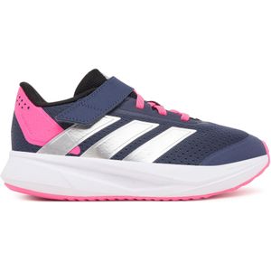 SNEAKER - Shadow Navy/Silver Metallic/Lucid Pink - Klittenbandsluiting - Rubber