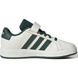 adidas Uniseks-Kind GRAND COURT 2.0 SHOES CHILDREN, Off White/Collegiate Green/Core Black, 30 EU