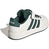 adidas Uniseks-Kind GRAND COURT 2.0 SHOES CHILDREN, Off White/Collegiate Green/Core Black, 30 EU