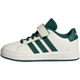 adidas Uniseks-Kind GRAND COURT 2.0 SHOES CHILDREN, Off White/Collegiate Green/Core Black, 30 EU