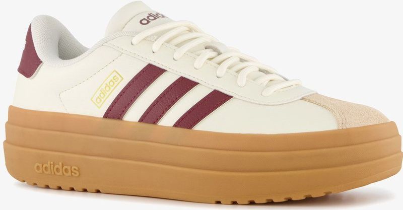 adidas - Platform Sneakers - Wit - Synthetisch Bovenwerk - Vetersluiting