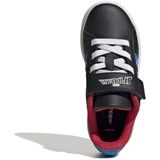 ADIDAS - Grand Court Spider-Man - Sneakers - Zwart - Synthetisch Materiaal