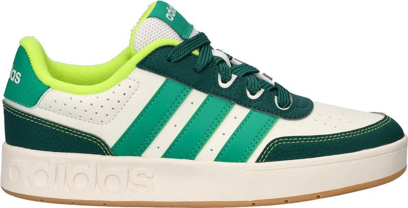 adidas - Moderne Sneakers - Zwart - Synthetisch Leer - Rubberen Zool