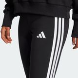 adidas - Sportswear Essentials 3-Stripes Legging - Dames - Zwart - 93% Katoen / 7% Elastaan