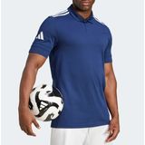 adidas - Poloshirt - Blauw - 65% Polyester Gerecycled, 35% Katoen