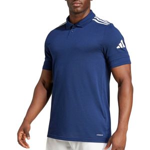 adidas - Poloshirt - Blauw - 65% Polyester Gerecycled, 35% Katoen