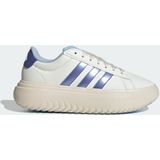 adidas - Plateau Sneakers - Wit - Synthetisch Bovenwerk - Cloudfoam Middenzool