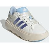 adidas - Plateau Sneakers - Wit - Synthetisch Bovenwerk - Cloudfoam Middenzool