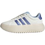adidas - Plateau Sneakers - Wit - Synthetisch Bovenwerk - Cloudfoam Middenzool