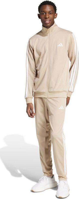 adidas SPORTSWEAR - Trainingspak - Sand/Wit - 2-delig - Lange Mouw