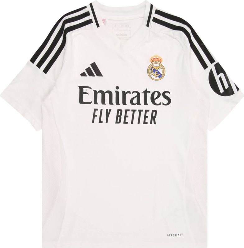 adidas - Real Madrid - Voetbalshirt - Wit - 100% Gerecycled Polyester