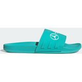 Adidas adilette - Badslippers - Teal - Rubber - Mercedes-AMG Petronas Logo