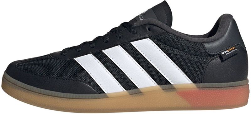adidas - Trainingsschoenen - Zwart - Textiel en Leer - Brede Pasvorm