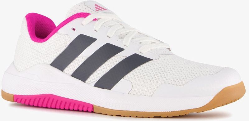 Fitness - Cloud White / Grey Five / Shock Pink - Textiel - Vetersluiting