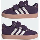adidas Uniseks-Baby VL COURT 3.0 SHOES INFANTS, Aurora Plum/Zero Metalic/Pink Gum, 25 EU