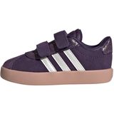 adidas Uniseks-Baby VL COURT 3.0 SHOES INFANTS, Aurora Plum/Zero Metalic/Pink Gum, 25 EU