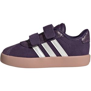 adidas Uniseks-Baby VL COURT 3.0 SHOES INFANTS, Aurora Plum/Zero Metalic/Pink Gum, 25 EU