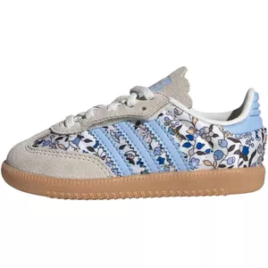 adidas gazelle silver green womens adidas Samba ADV Shoes - Unisex - Blue Bird / Cloud White / Gold main image 1
