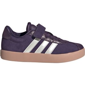 adidas Uniseks-Kind VL COURT 3.0 SHOES CHILDREN, Aurora Plum/Zero Metalic/Pink Gum, 30 EU