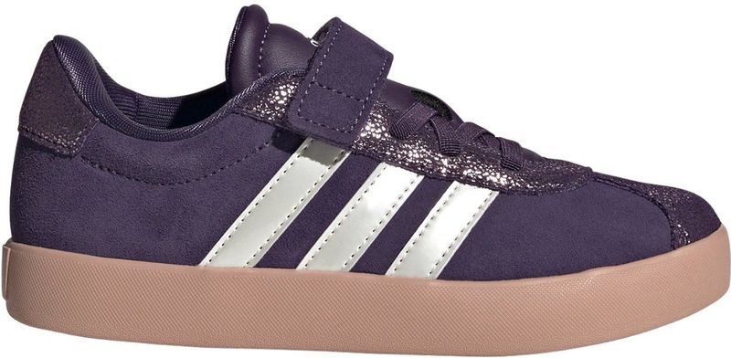 adidas Uniseks-Kind VL COURT 3.0 SHOES CHILDREN, Aurora Plum/Zero Metalic/Pink Gum, 30 EU