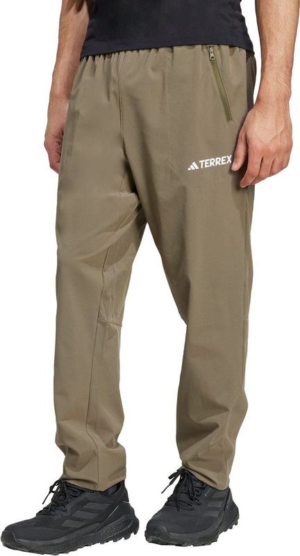 adidas Hombre Terrex Multi Essentials Stretch Pants, Olive Strata, M Tall