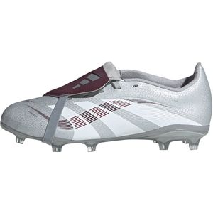 adidas Predator Bellingham League FT Voetbalschoenen - Zilver Rood Wit - Synthetisch Materiaal