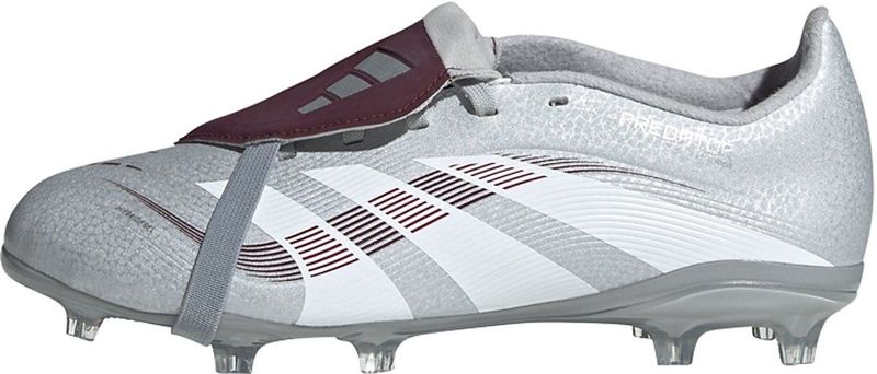 adidas Predator Bellingham League FT Voetbalschoenen - Zilver Rood Wit - Synthetisch Materiaal