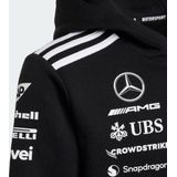 adidas - AMG Petronas Hoodie - Zwart - 70% Katoen, 30% Polyester