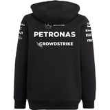 adidas - AMG Petronas Hoodie - Zwart - 70% Katoen, 30% Polyester