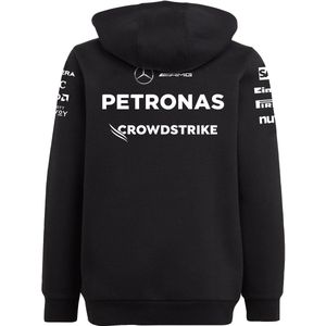 adidas - AMG Petronas Hoodie - Zwart - 70% Katoen, 30% Polyester