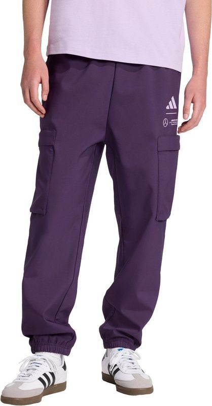 adidas - MERCEDES AMG PETRONAS FORMULA ONE TEAM PREMIUM WOVEN BROEK - Paars - Heren