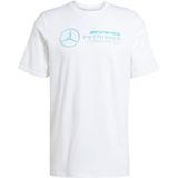 adidas - Mercedes AMG Petronas F1 DNA Graphic T-Shirt - Wit - Katoen