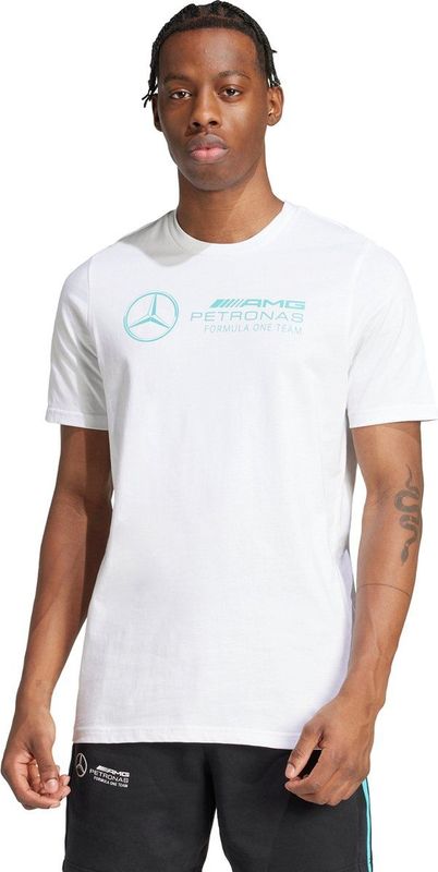 adidas - Mercedes AMG Petronas F1 DNA Graphic T-Shirt - Wit - Katoen