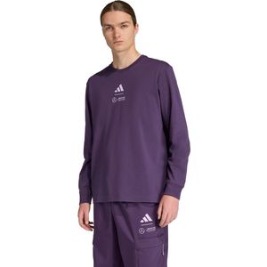 adidas - Performance Mercedes - AMG Petronas Formula One Team - Longsleeve T-shirt - Paars - Heren