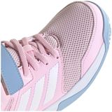 adidas Uniseks-Kind Speedcourt Kids Indoor Shoes, Clear Pink/Cloud White/Glow Blue, 33 1/2 EU