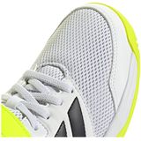 adidas - Indoor Sneakers - Zwart - Textiel/Synthetisch - Vetersluiting en Klittenband