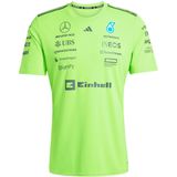 adidas - Mercedes AMG Petronas F1 Team T-shirt - Groen - 100% Gerecycled Materiaal