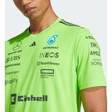 adidas - Mercedes AMG Petronas F1 Team T-shirt - Groen - 100% Gerecycled Materiaal