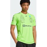 adidas - Mercedes AMG Petronas F1 Team T-shirt - Groen - 100% Gerecycled Materiaal
