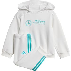 Adidas - Mercedes AMG Petronas F1 Team Set - Hoodie - Joggingbroek - Zwart - Gerecycled Materiaal
